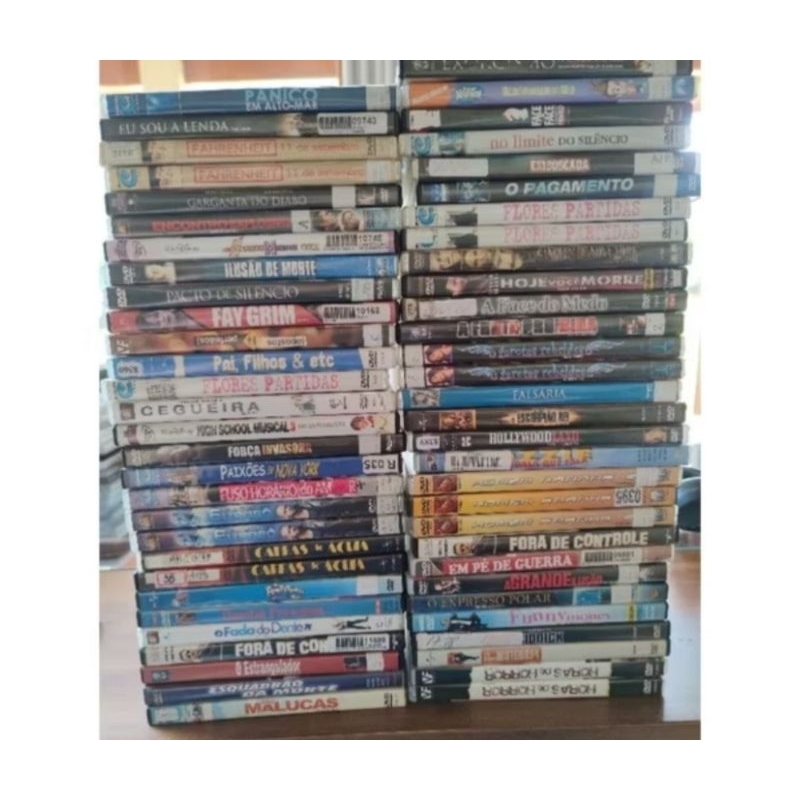 kit com 8 DVDs conforme descrição | Shopee Brasil