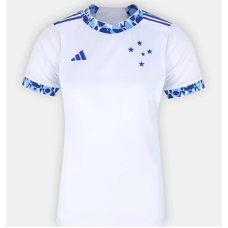 Camisa Cruzeiro Branca Feminina 2024
