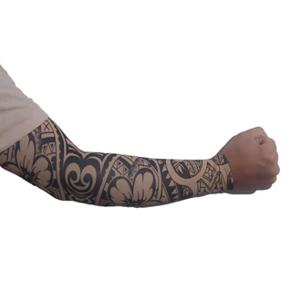 Manguito Tatuagem Maori Proteção UV50+ Tatoo Moto Bike