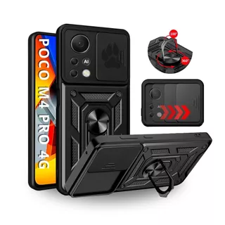 Capa Capinha Armor Anti Choque Ring Para Poco M4 Pro 4g - Protetora
