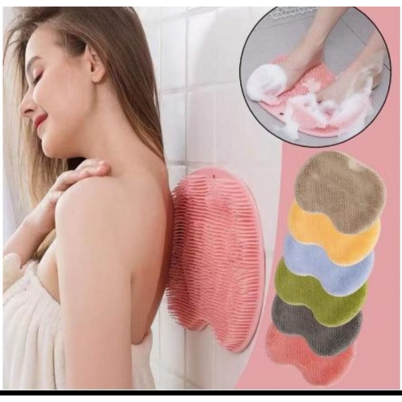 Chuveiro Para Os Pés Escova Massageadora As Costas Limpeza Do Banheiro Banheira Antiderrapante-envio imediato