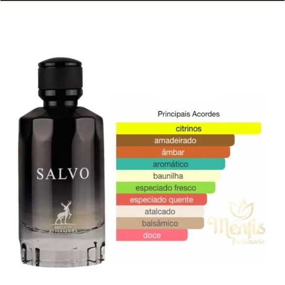Perfume Salvo Intense Eau de Parfum Maison Alhambra 100ml | Shopee Brasil