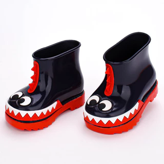 Galocha Baby Menino Kidy Splash Dino Azul Vermelho