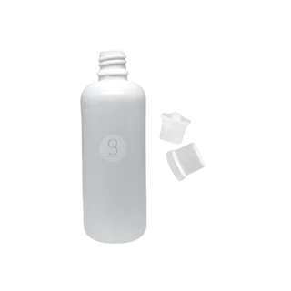 Tubo Plástico 100ml Conta Gotas Gotejador com Lacre - 25un