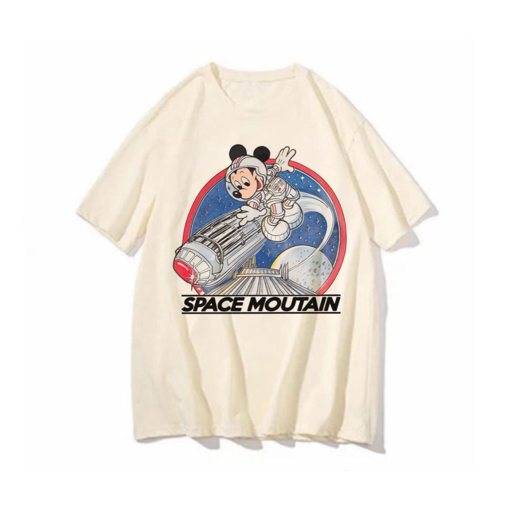 Camiseta Mickey Mouse Space Moutain blusa feminina masculina unissex ...