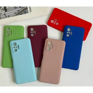Kit Protetora - Redmi Note 10 Pro - Capa Capinha + Película 3D Silicone Aveludado