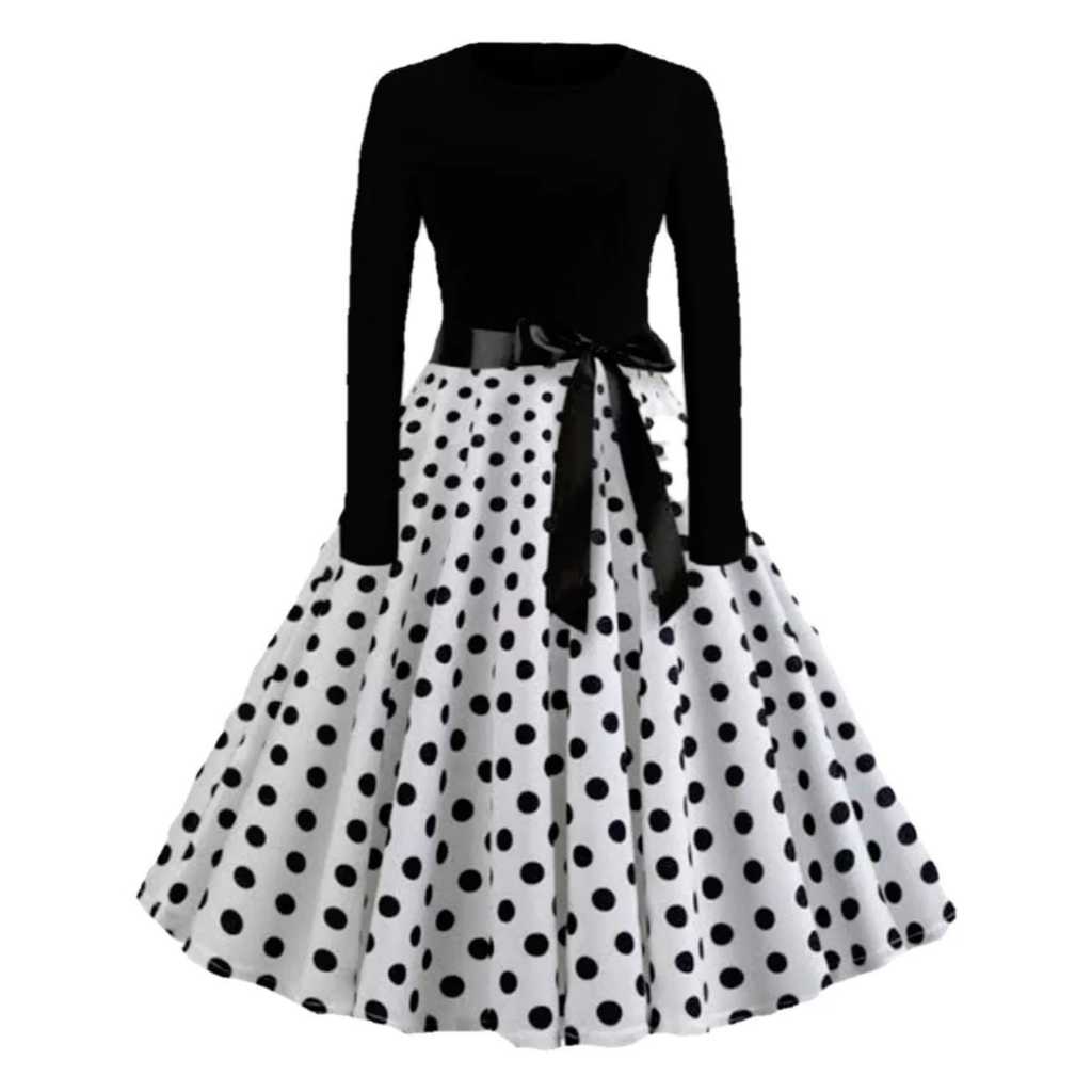 Saia Rodada Poá Retro Moda Plus Size G1 G2 G3 Feminina Anos 60