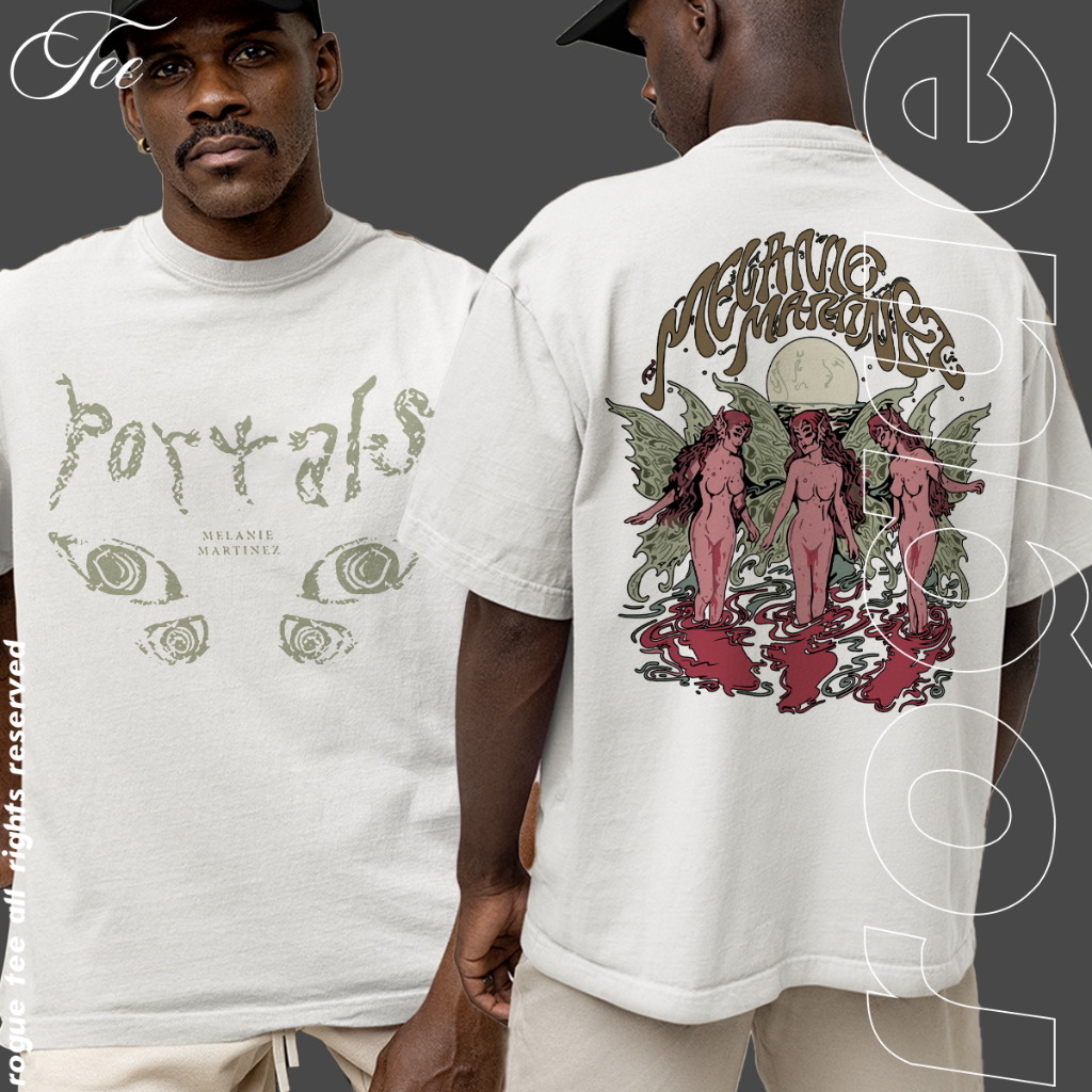 Camiseta Basica e OVERSIZED Portals Melanie Martinez Tunel Vision