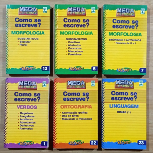 LIVRO - Coleção Mega Letronix - Recreio diversos volumes venda avulsa ...