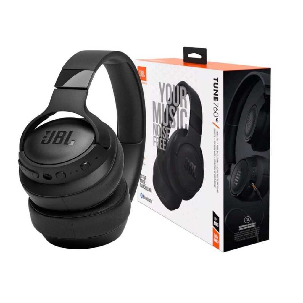 Fone De Ouvido JBL Headphone Tune760 Pure Bass Sem Fio Bluetooth