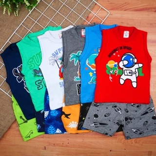 Conjunto Bebê Camiseta Regata Bermuda Moletinho (1/2/3)