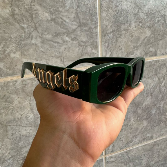óculos de sol Palm Angels trapper unisex com proteção UV | Shopee Brasil