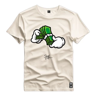 Camisas camisetas algodao unisex fortuna dinheiro top envio emediato