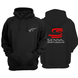 Blusa Moletom Ayrton Senna Piloto Formula 1 Agasalho de Frio Masculino F1 2024 novidade TOP