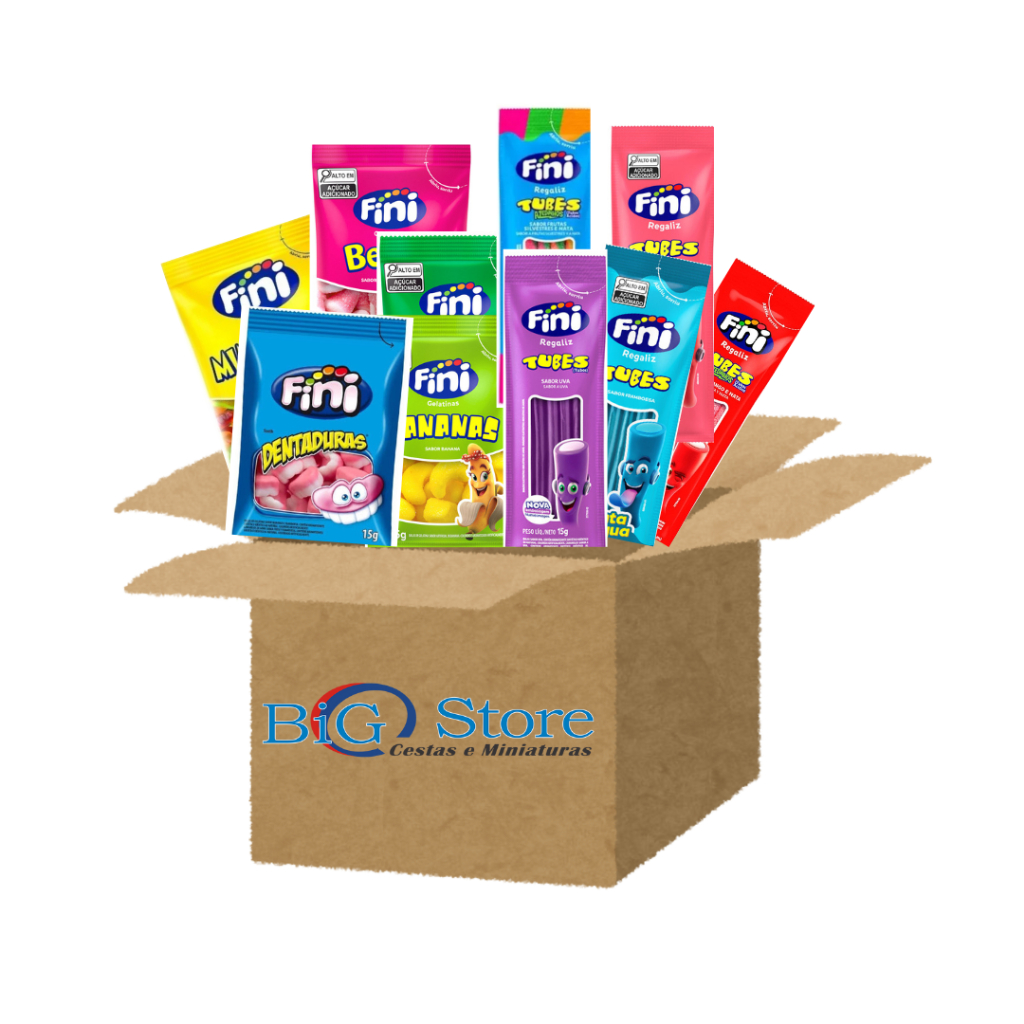 Kit Fini Tubes 15g Sabores Variados - Kit c/ 40, 60 e 80 unidades ...