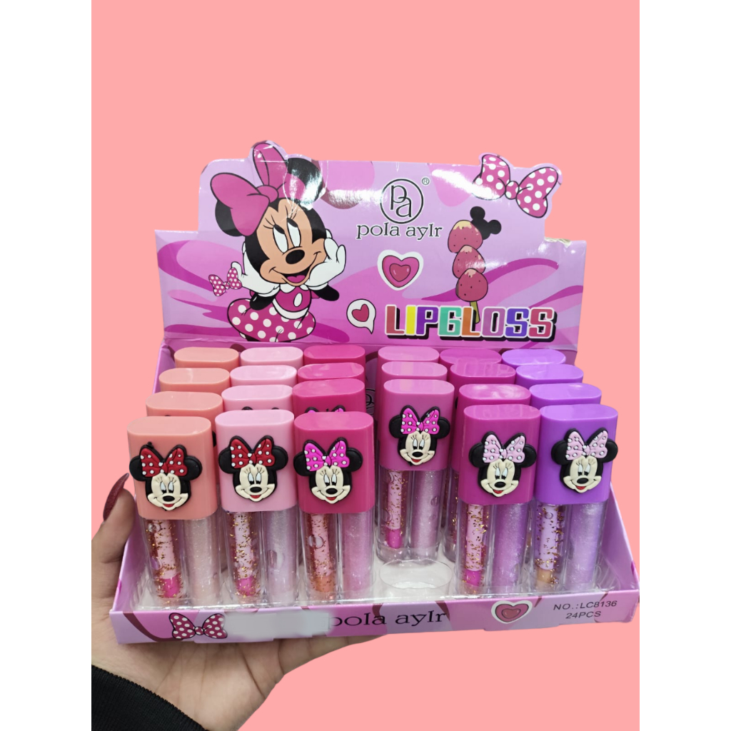 Gloss Minnie 2 em 1 Com Brilho Pola Aylr