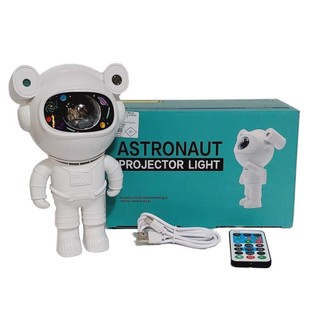 Projetor De Luz Noturna Luminária Astronauta Projeto Galáxia Led Nebulosa Estrelado Com Controle — foto 2 — Achou Levou Brasil