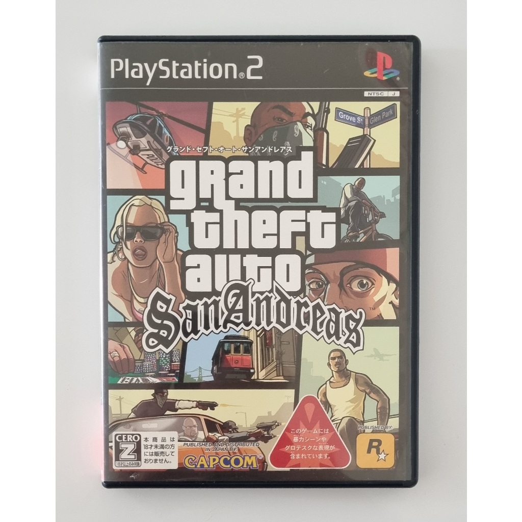 Grand Theft Auto (GTA) San Andreas Original de PS2