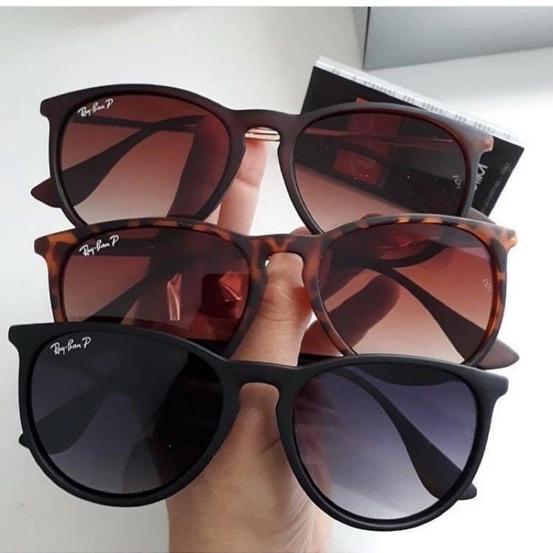 Oculos de Sol Érika Polarizado Redondo Feminino Oncinha Pronta Entrega