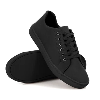 Tênis Casual Masculino Leve Sapatênis Sola Preta