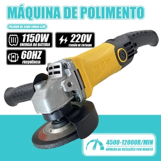 Esmerilhadeira Lixadeira Multifunções1150W 220V 60/HZ Queima de Estoque Lixadeira Esmerilhadeira Angular