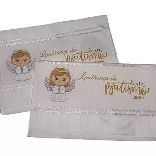 TOALHA LAVADO MAO LEMBRANÇA BEBE MEU BATIZADO BATISMO