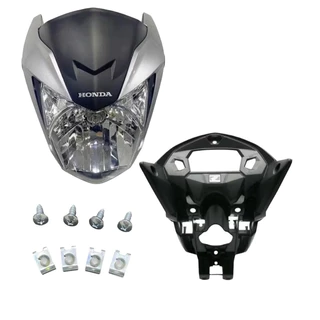 FRENTE FAROL SUPORTE CG TITAN 160 2022 PRATA FORCE