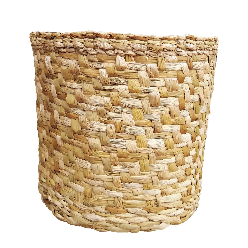 Cesto Circular de Palha de Taboa 25x23x23 G
