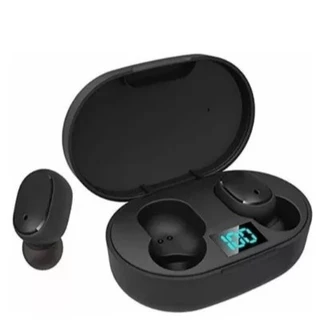 Fone De Ouvido Sem Fio E6s Bluetooth 5.0  Tws Preto em Oferta na Shopee