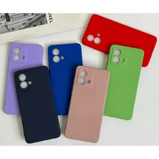Kit Protetora Capa Capinha + Película 3D Motorola - G84 - Silicone Aveludado