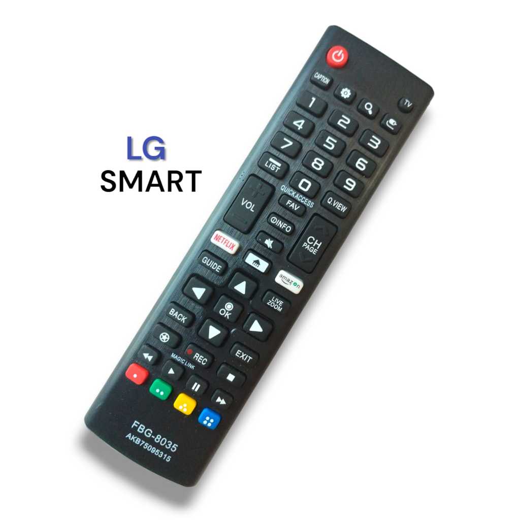 Controle Remoto Compativel Tv LG 43UK6310PSE FBG8035 Shopee Brasil