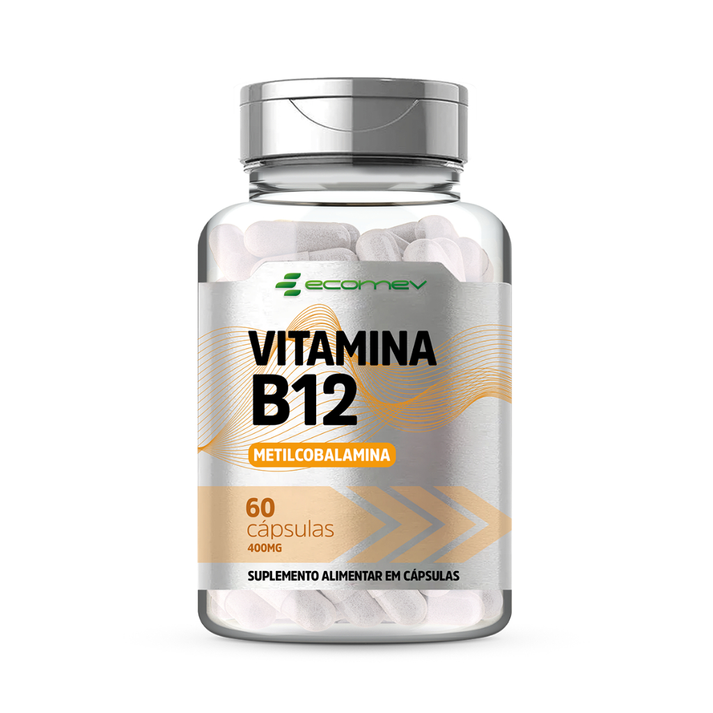 B12 Metilcobalamina Forma Ativa 100% Absorção 400mg 60Cáps | Shopee Brasil