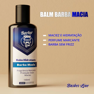 Balm Para Barba Macia e Cheirosa Anti Caspa Mega Hidratação