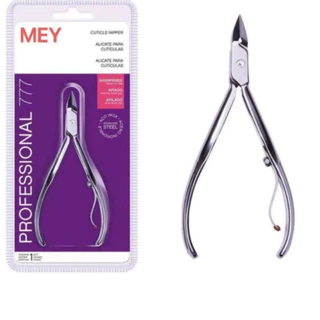 Alicate de Cutícula Unha 777 Profissional marca MEY aço inoxidável autoclave manicure pedicure