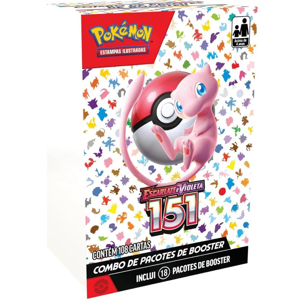 Pokémon - Box -Mini Display - Mini Bb - Escarlate E Violeta - 151