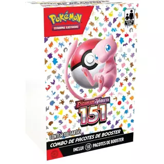 Pokémon - Box -Mini Display - Mini Bb - Escarlate E Violeta - 151