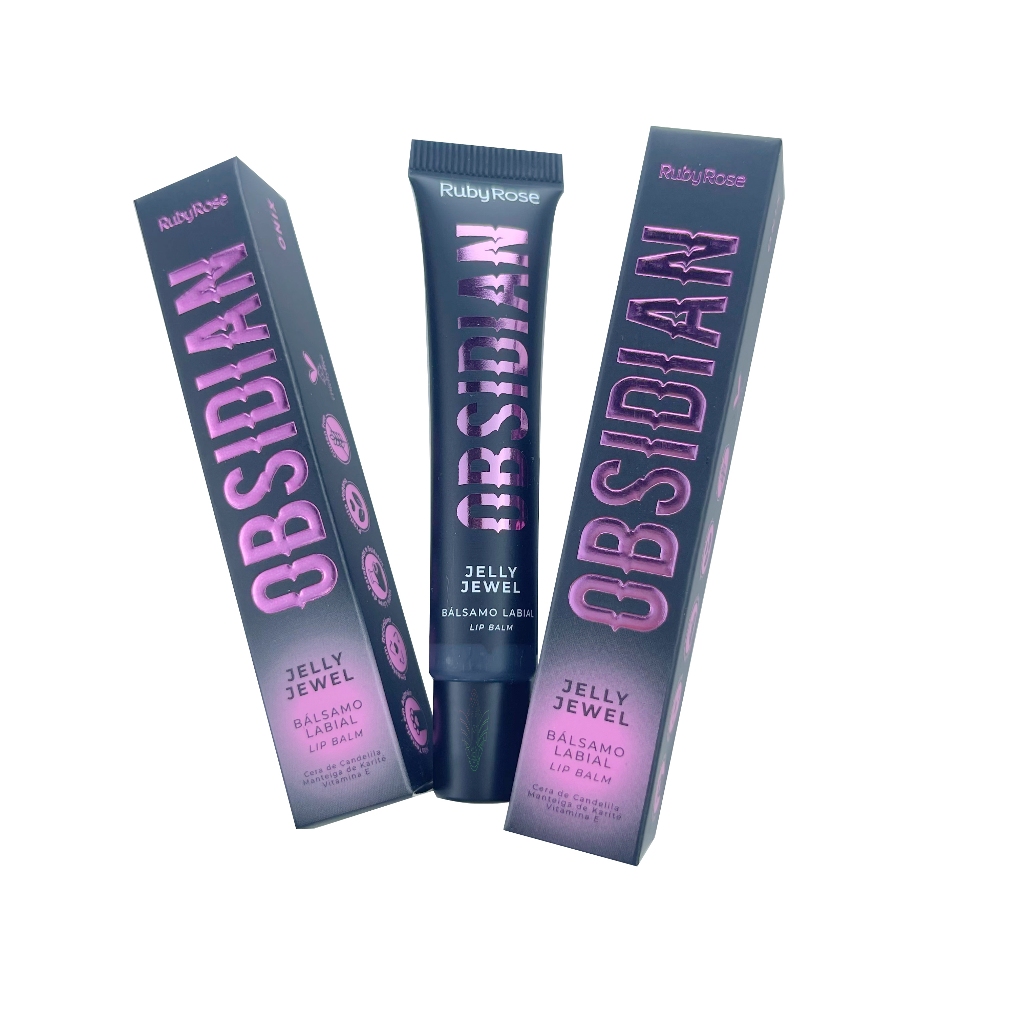 Lip Balm Ruby Rose Obsidian Jelly Jewel - Onix Hb7400-2