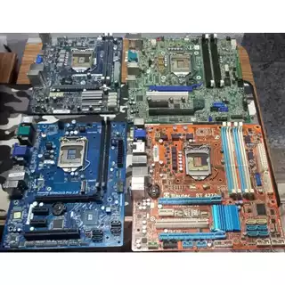 Lote de placas mães de computador , Pc-desktop-servidor placa mãe 1155,1151,1150 Lote 4 placas usadas usadas