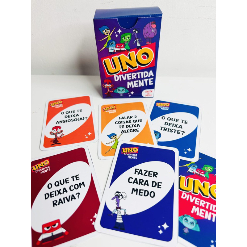 Jogo Divertidamente Uno/jogo memoria/jogo para Criança