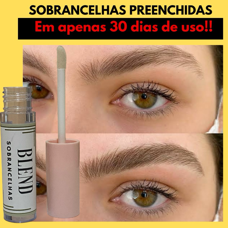 Sérum Blend de crescimento capilar para sobrancelha 6ml | Shopee Brasil