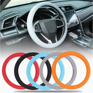 Silicone Capa De Para Volante De Carro Antiderrapante 33-40CM Protetor Universal De em Oferta na Shopee