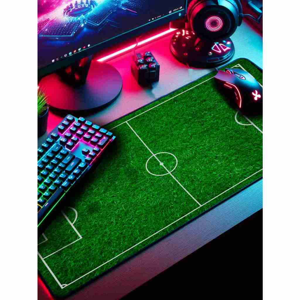 Mouse Pad Gamer/Playmat Futebol Antiderrapante Diversas Estampas e Tamanhos