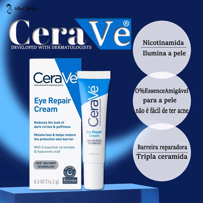 Cerave Creme Reparador 14.2g De Olhos Hidratante Diluidor E Anti ...