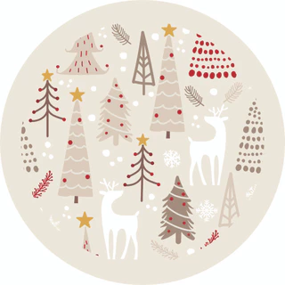 Jogo 4 Capas Sousplat Suplat Natal Natalino 35cm X 35cm Lançamento Estampas Exclusivas