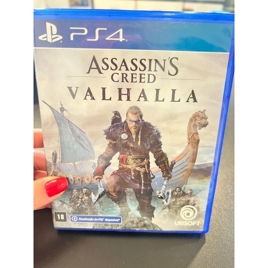 ASSASSINS CREED VALHALLA (MIDIA FISICA -SEMI NOVO )