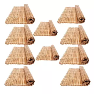 Esteiras taboa Kit pergolato decoração tatame Painel Palha Rústico Cabeceira