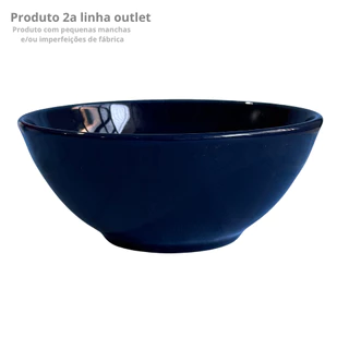 Tigela Bowl Cereal Oxford 600ml 16cm Azul Cobalto