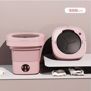Mini Máquina de Lavar Roupa Portátil Dobrável 8Litros Centrifuga Lavagem Semiautomática Roupas Sensíveis e Intimas 3 Modos