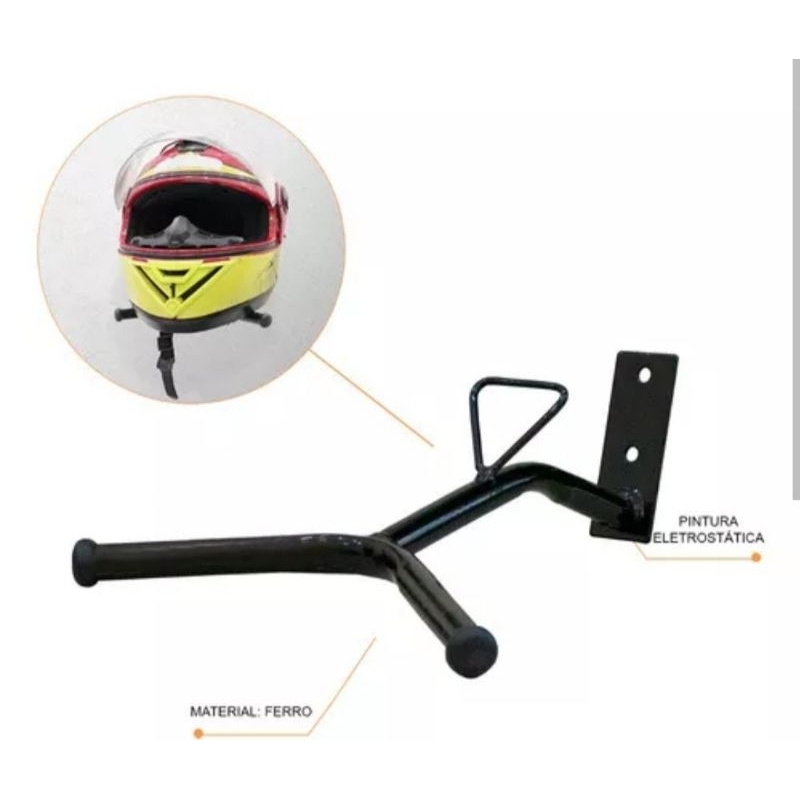 suporte organizador para capacete