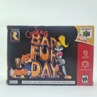 Jogo Nintendo 64 Completo - Conker's Bad Fur Day